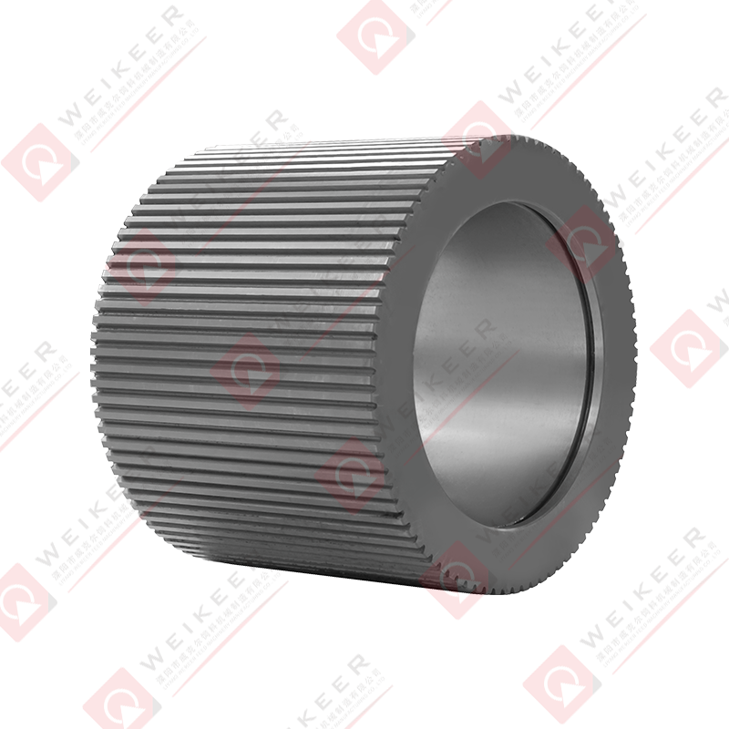 Wellpappe-Pelletwalze aus Stahl mit offenem Ende Wellpappe-Pelletwalze aus Stahl mit offenem Ende